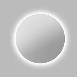 Дзеркало Volle Luna Ronda кругле 70 см, з контражурним підсвічуванням, без вимикача хром 1648.50077700, Хром - мініатюра 2