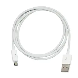Шнур для зарядки 1м Micro to USB cable Fast charge микро ЮСБ кабель белый провод для зарядки телефона