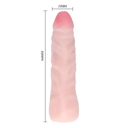 Фалоімітатор Baile Real Penis, 16 см (тілесний) - мініатюра 5