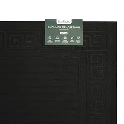 Килимок придверний Eco Fabric Смужки без кромки чорний 45 х 75 см (4575-007) - мініатюра 5