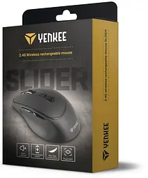 Миша комп'ютерна YMS 2080GY WL rechargable mouse SLIDER Yenkee teh0022081 - мініатюра 4
