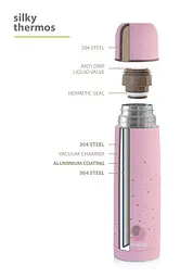 Термос Miniland Silky Thermos, 500 мл, рожевий (89219) - мініатюра 4