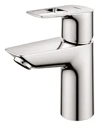 Змішувач для умивальника S-Size + натискний донний клапан Grohe BauLoop New 23878001 Хром - мініатюра 5