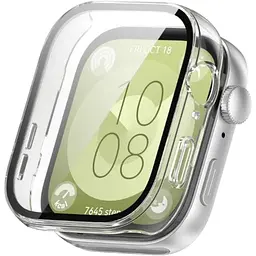 Чохол-накладка DK Huawei Watch Fit 3 Пластик Gloss Скло Full Cover (clear)