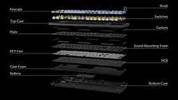 Клавіатура Keychron V5 Max Gateron Jupiter Brown Hot-Swap EN/UKR RGB Black (V5M-D3-UA) - мініатюра 2
