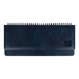 Планінг-щотижневик настільний Leo Planner 2027 Persona 30х14 см 128 сторінок синій (252743)