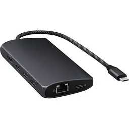Адаптер Satechi USB-C Multiport Adapter 8K with Ethernet V3 Midnight (ST-P8KED) - мініатюра 3