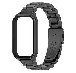 Металевий ремінець Mijobs для фітнес браслета Xiaomi Redmi Smart Band 2 Black - мініатюра 3