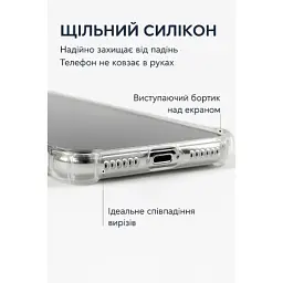 Чохол до мобільного телефона BeCover Anti-Shock Apple iPhone 17 Clear (713793) - мініатюра 5