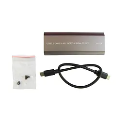 Кишеня зовнішня Dynamode M.2 SSD NVMe/SATA combo USB3.2 GEN2 USB-C (DM-CAD-SSD05) - мініатюра 6