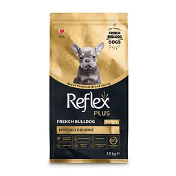Повноцінний та збалансований сухий корм Reflex Plus для цуценят французького бульдога 1.5 кг  - мініатюра 2