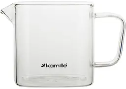 Чайник скляний заварювальний зі знімним ситечком Kamille 1000 мл kuh0006777 - мініатюра 5