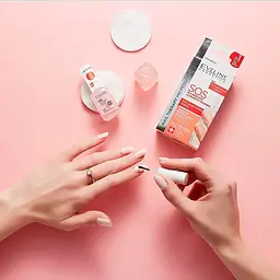 Зміцнювальний засіб для крихких та ламких нігтів Eveline Cosmetics Nail Therapy Professional SOS 12 мл - мініатюра 4