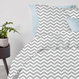 Набір наволочок Cosas Crown 50х70 см блакитний (SetPillow_CrownBlue_ZigZagGrey_50х70) - мініатюра 7