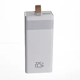 Повербанк 30000 mAh зі швидким заряджанням і ліхтариком 22.5 Вт powerbank заряджання для телефона ґаджетів Білий ZoroxHP-N50 - мініатюра 4