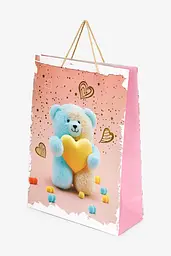 Пакет подарунковий QY050915 Рожевий shop (2000990854537) - мініатюра 3