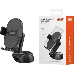 Автомобільний тримач смартфона 2Е Smart 3.5-6.7", чорний 2E teh0018469