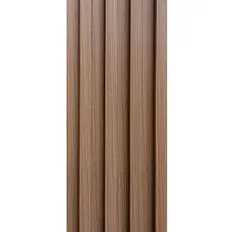 Рейка декоративна Sticker Wall WPC стінова 3000х165х23мм Капучино SW-00001538 - мініатюра 4