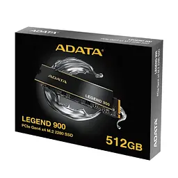 Накопичувач SSD M.2 ADATA LEGEND 900 512GB 2280 PCIe Gen 4x4 3D NAND Read/Write: 6200/2300 MB/sec (SLEG-900-512GCS) - мініатюра 2