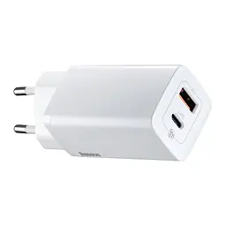 МЗП Baseus GaN2 Lite Quick ChargerC+U 65W EU Белый