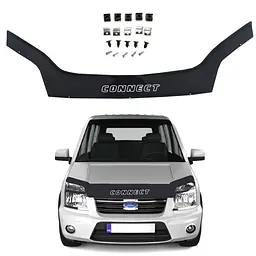 Дефлектор капота мухобойка для Ford Connect 2002-2012 Євро кріплення Voron Glass