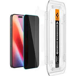 Захисне скло Spigen EZ Fit HD Glas.tR для Apple iPhone 16 Pro Max Privacy [AGL07915] 1-Pack [117856] - мініатюра 2