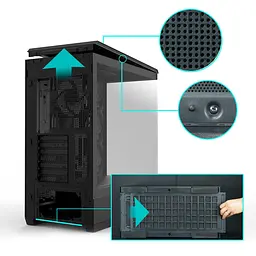 Корпус Zalman P50 DS Black (P50DSBLACK) Без БП - мініатюра 8
