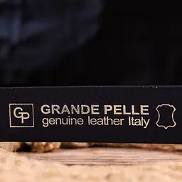 Класичний брючний чоловічий ремінь із натуральної шкіри Grande Pelle 21451 синій 120 см - мініатюра 8