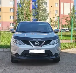 Дефлектор капоту мухобійка для Nissan Qashqa 2014-2017 (Voron Glass) MN10614 - мініатюра 2