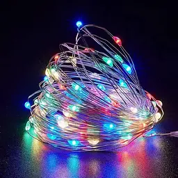 Гірлянда світлодіодна від мережі Роса Y25-37M 19602 10 м 100 LED мультиколор