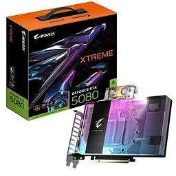 Відеокарта GF RTX 5080 16GB GDDR7 Aorus Xtreme Waterforce WB Gigabyte (GV-N5080AORUSX WB-16GD) - мініатюра 10