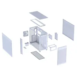 Корпус ASUS Prime AP303 Mesh White (90DC00V3-B39000) - мініатюра 3