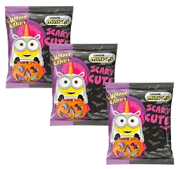 Жувальні цукерки Minions Halloween Gummy Candy Scary Cude 240г - мініатюра 2