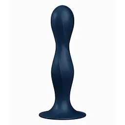 Фалоімітатор Satisfyer Double Ball-R 17.7 см синій