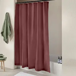 Шторка для душу та ванної Cosas з кільцями 180х200 marsala, ягідний (ShowerCurtains_19Marsala_DUK_180x200_Hook) - мініатюра 3