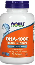 ДГК омега 3 Now Foods DHA-1000 1000 мг 90 гел капс