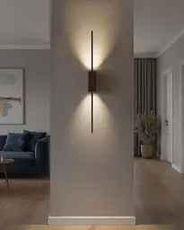 Бра, настінний світильник Goldlux 333964 Aisha LED 1x12W 4000K 1500Lm IP20 чорний - мініатюра 3
