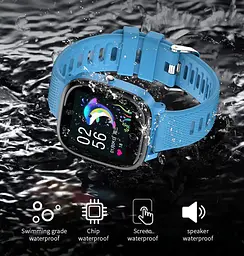 Розумний дитячий смарт-годинник Lemfo S52 з GPS трекером, SIM-картою, відеодзвінком, камерою та кнопкою SOS Чорний - мініатюра 11