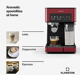 Кавомашина Klarstein Arabica Comfort 1350W 20 Bar (10041522) - мініатюра 2