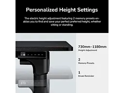 Геймерський ігровий стіл Cougar E-Grav 180 Black - мініатюра 11