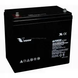 Акумулятор Vision FM 12V 55Ah (6FM55-Х)