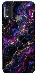 TPU чохол Demsky Purple space marble для Nokia G11 Plus