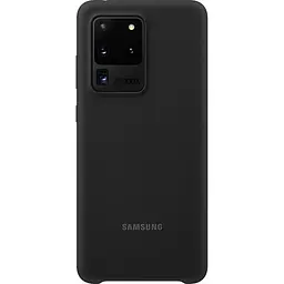 Оригінальний силіконовий чохол Silicone Cover для Samsung Galaxy S20 Ultra Black EF-PG988TBEGRU SM-G988