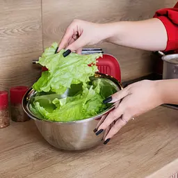 Миска кухонна глибока посилена з нержавіючої сталі Ø 25 см H 11 см 3 л, Kitchen Master Сріблястий 85313 - мініатюра 6