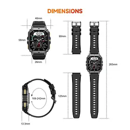 Годинник Oukitel BT101 Black - мініатюра 8
