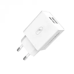 Зарядний пристрій SkyDolphin SC30 (2USB, 2.1A) White (SDMZP-000111) - мініатюра 4