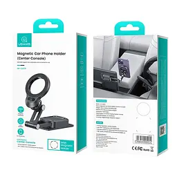 Тримач Usams Magnetic Car Phone Holder US-ZJ076 Center Console - мініатюра 2