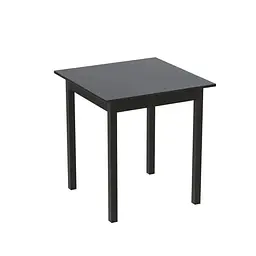 Стіл кухонний Ferrum-decor Агата 75x80x80 Чорний ДСП Сосна Кембра 16мм (FRD-105680)