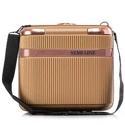 Бьюті-кейс Semi Line 16L Gold (T5667-1) - мініатюра 3