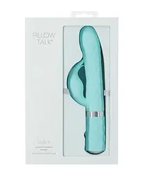 Вибратор Pillow Talk Lively Teal Роскошный с кристаллом Сваровски для точки G, 24х3.7 см бирюзовый - миниатюра 3